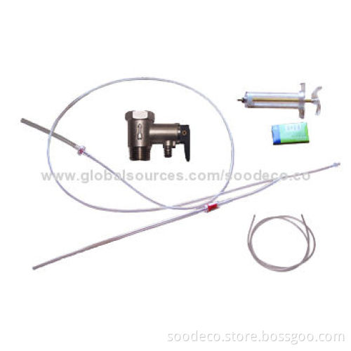 Scale Borer for Hot Water Heater, DIY Cleaning Tool for Water Heater to Remove Sediment and Lime